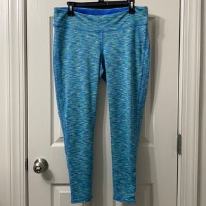 🏝️Lilly Pulitzer Luxletic Leggings Space Dye Green and Blue 🏝️